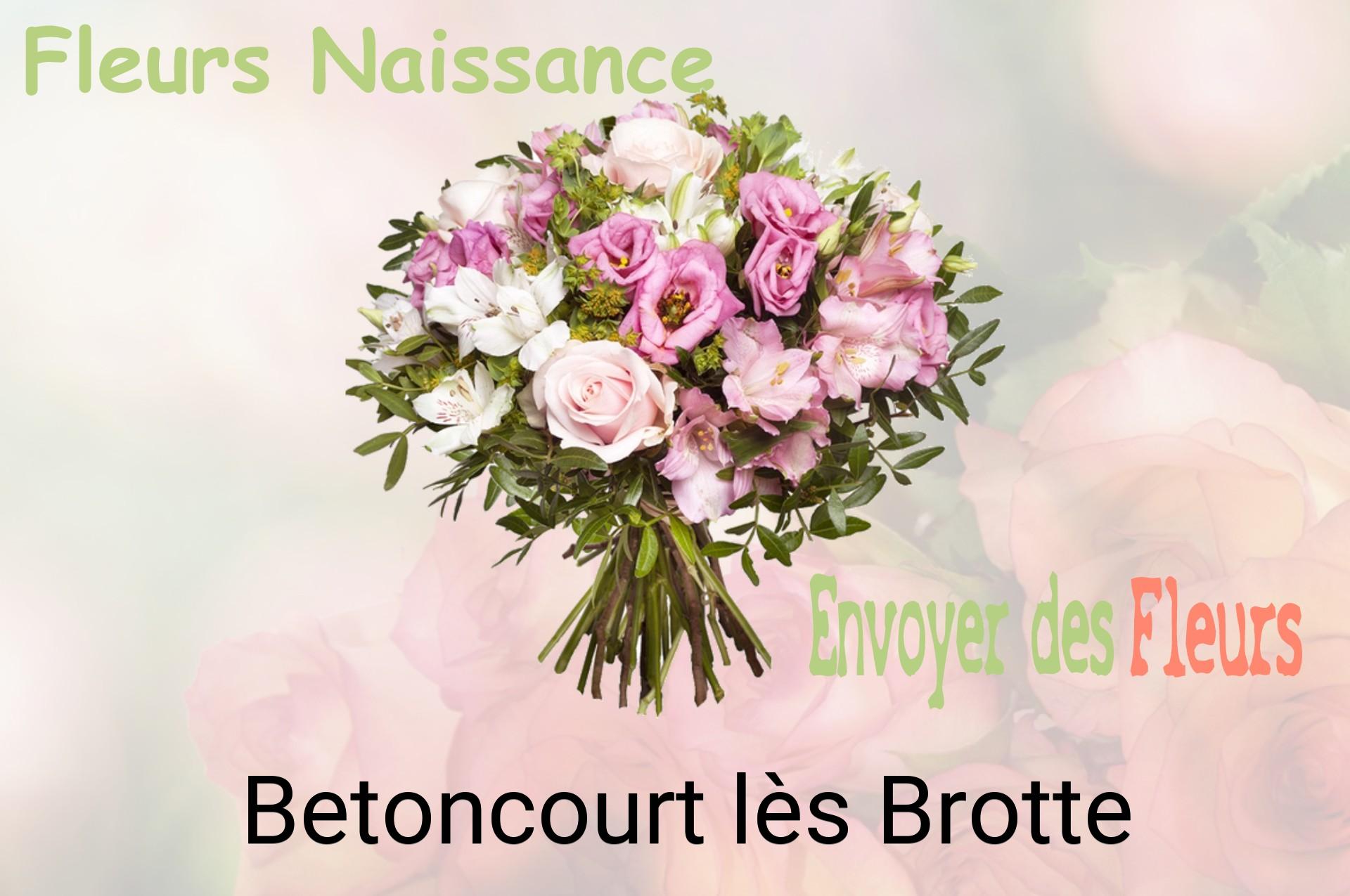 Bouquet de fleurs de naissance livré à Betoncourt-lès-Brotte